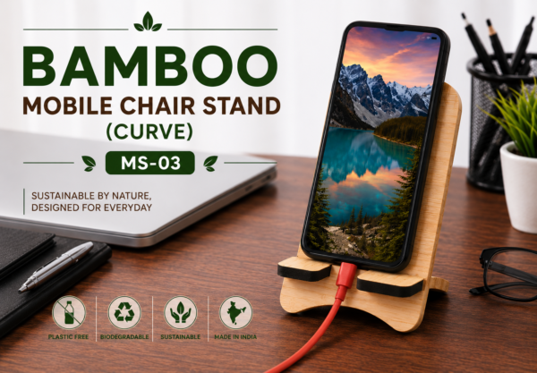 BAMBOO CHAIR MOBILE STAND - MS03