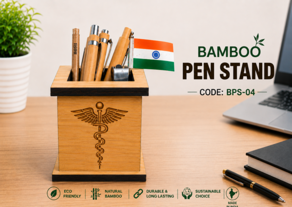 BAMBOO PEN STAND - BPS-04