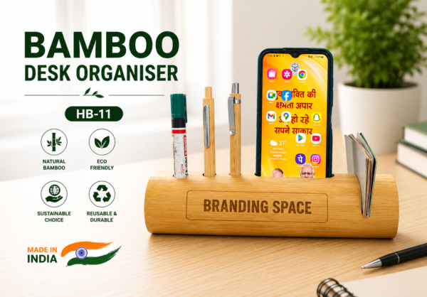 BAMBOO DESK ORGANISER