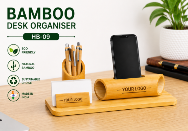 BAMBOO DESK ORGANISER