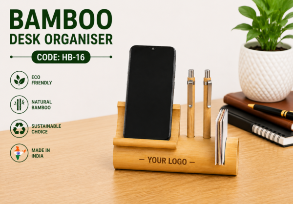 BAMBOO DESK ORGANISER