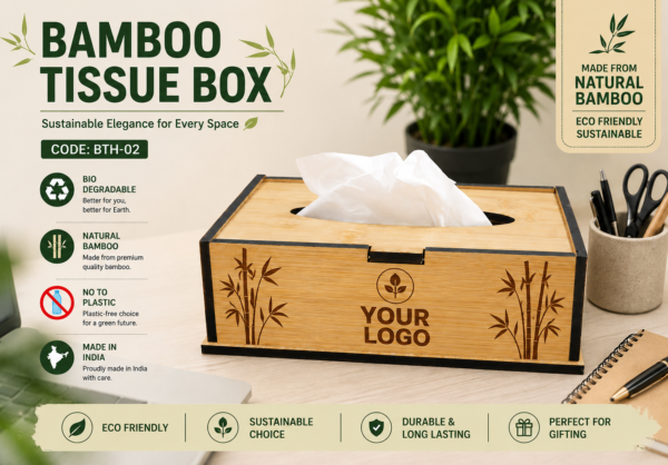 BAMBOO TISSUE BOX