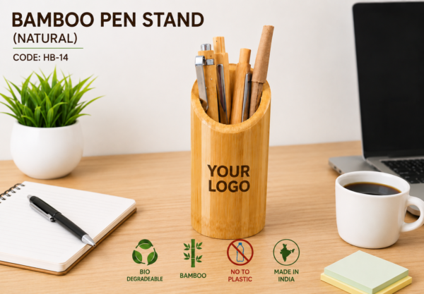 BAMBOO PEN STAND (NATURAL)