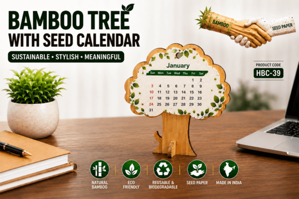 Bamboo Tree with Seed Paper Calendar